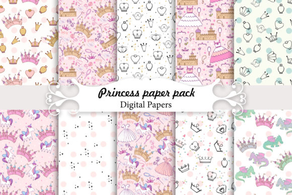 Download Princess Seamless Papers. - Seamless paper Collection