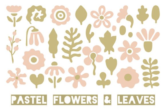 Download Pastel Flowers &amp; Leaves PNG Clipart - Flowers Collection