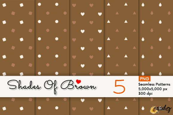 Download Shades of Brown Patterns Set - Patterns Collection