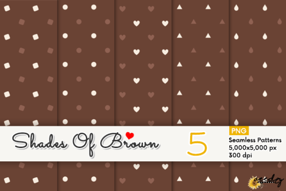 Download Shades of Brown Patterns Set - Patterns Collection