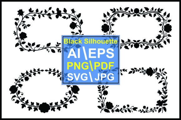 Download Black Floral Frame Borders Flowers - Flowers Collection