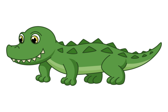 Download Green Crocodile Cartoon Icon. Reptile an - Reptile Collection