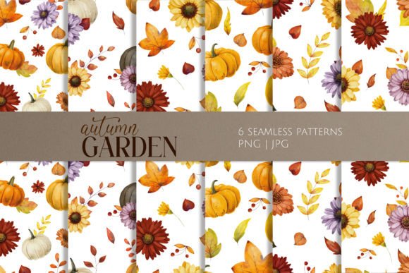 Download Autumn Patterns Watercolor - Patterns Collection