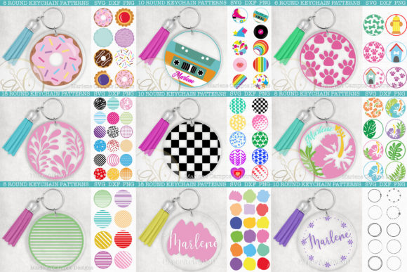 Download Bundle 96 Files Round Keychain Patterns - Patterns Collection