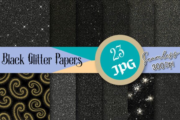 Download Black Glitter Seamless Papers - Seamless paper Collection