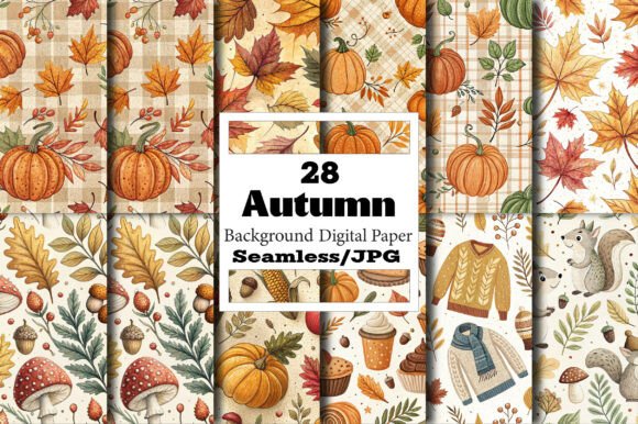 Download Autumn Seamless Pattern, Fall Patterns - Patterns Collection