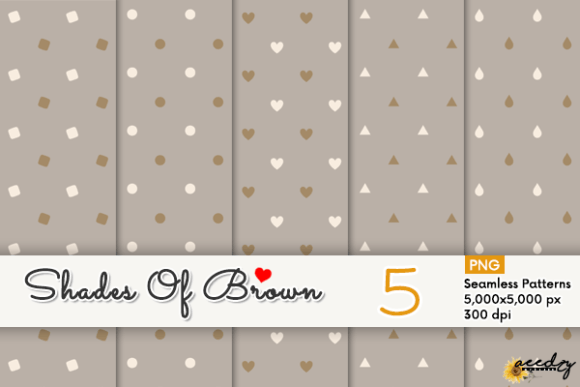 Download Shades of Brown Patterns Set - Patterns Collection