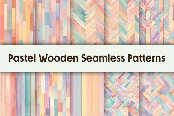 Download Pastel Wooden Seamless Patterns - Patterns Collection