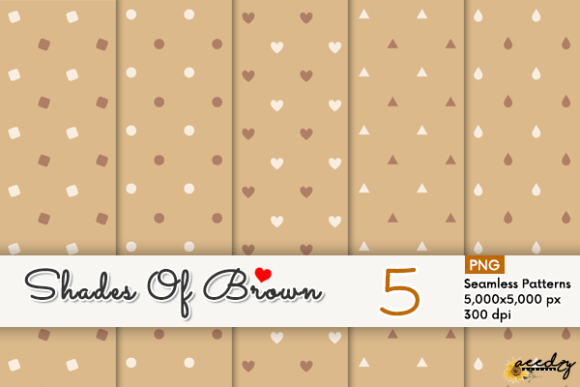 Download Shades of Brown Patterns Set - Patterns Collection