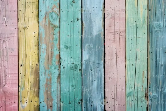 Download Colorful Wooden Plank Background - Plank background Collection