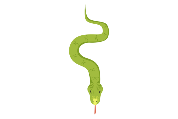 Download Snake Green Cartoon Icon. Jungle Reptile - Reptile Collection