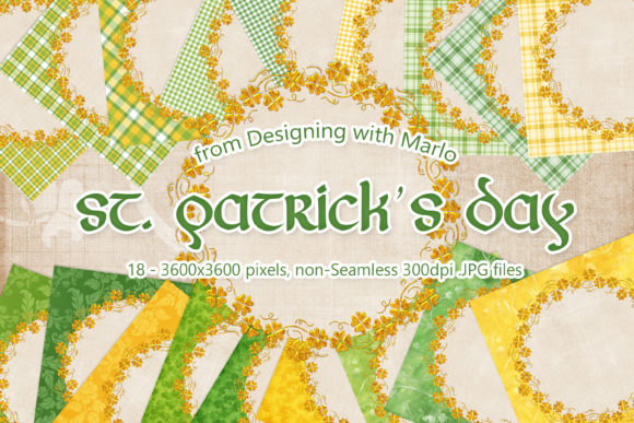 Download St. Patricks Day PreDesigned Backgrounds - Backgrounds Collection