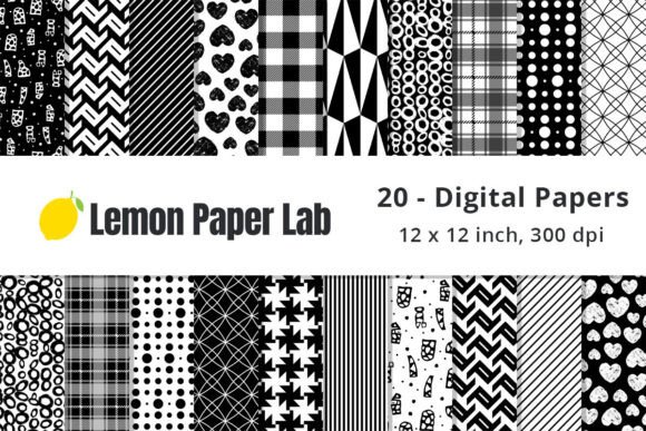Download Collection of Black and White Patterns - Patterns Collection