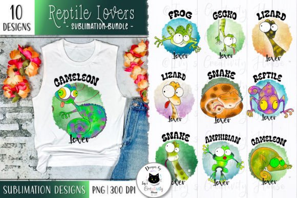 Download Funny Reptile Sublimation Bundle - Reptile Collection
