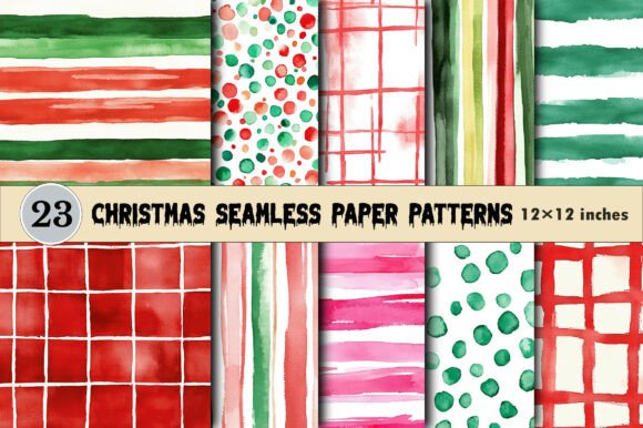 Download Christmas Seamless Paper Patterns - Patterns Collection