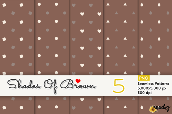 Download Shades of Brown Patterns Set - Patterns Collection