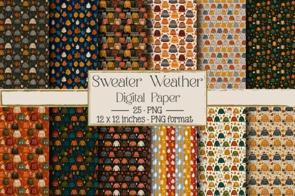 Download Fall Patterns - Sweater Weather - Patterns Collection