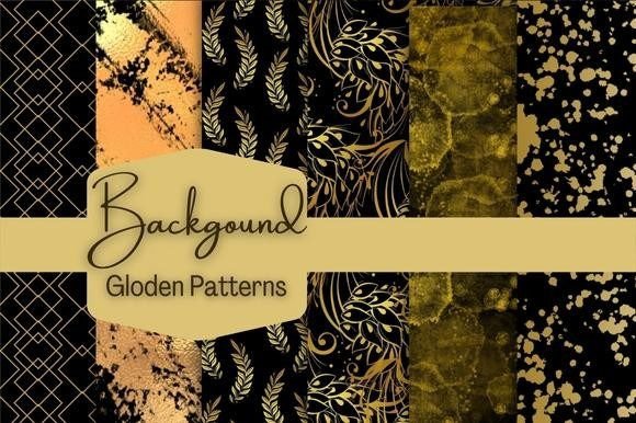 Download Golden Patterns Digital Paper - Patterns Collection