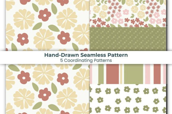 Download Whimsical Floral Seamless Papers - Seamless paper Collection