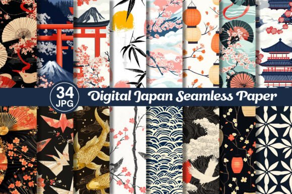 Download Digital Japan Seamless Papers - Seamless paper Collection