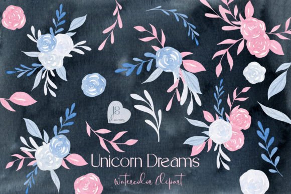 Download Watercolor Pastel Cute Flowers PNG - Flowers Collection